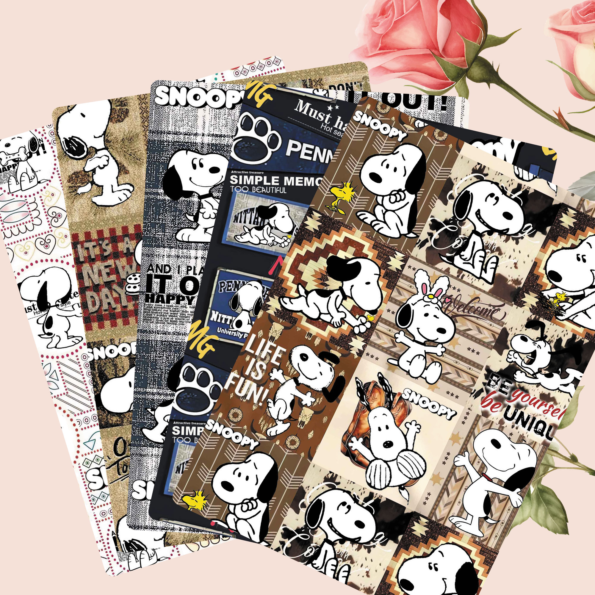 Sewing And Textile - TAKARA TOMY Snoopy fabric140x50CM Cartoon printed
