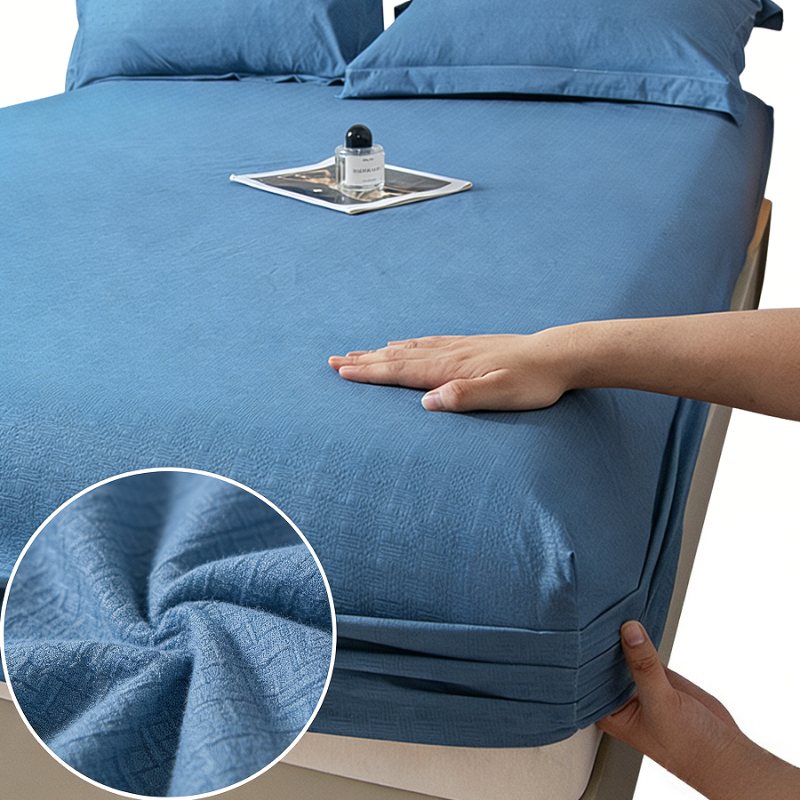 Fabric Softener Sheet - New Embossed Brushed Microfiber Fitted Sheet