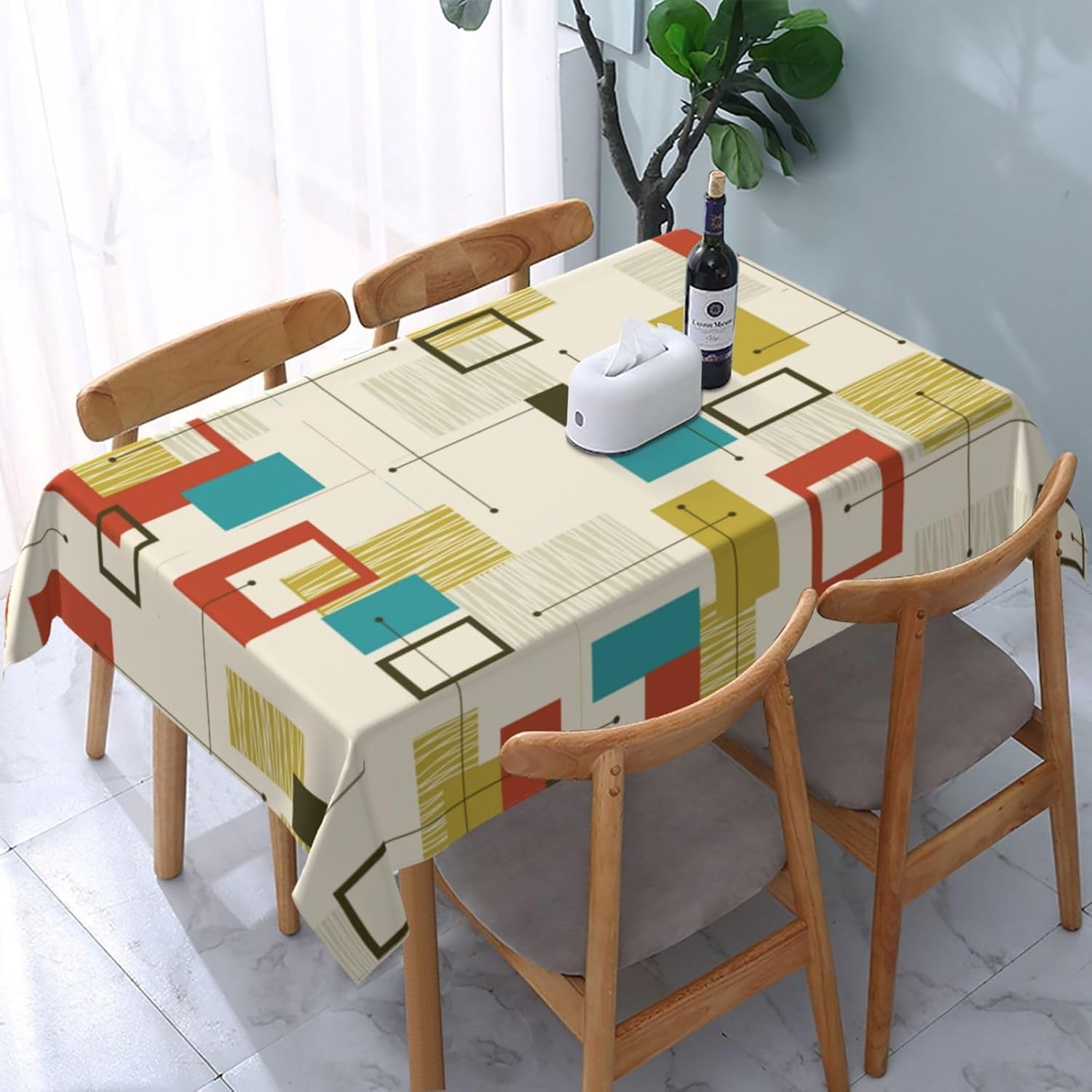 Century Textile & Sewing Supply Avenue C North Saskatoon Sk - Abstract Geometric Mid Century Rectangle Waterproof