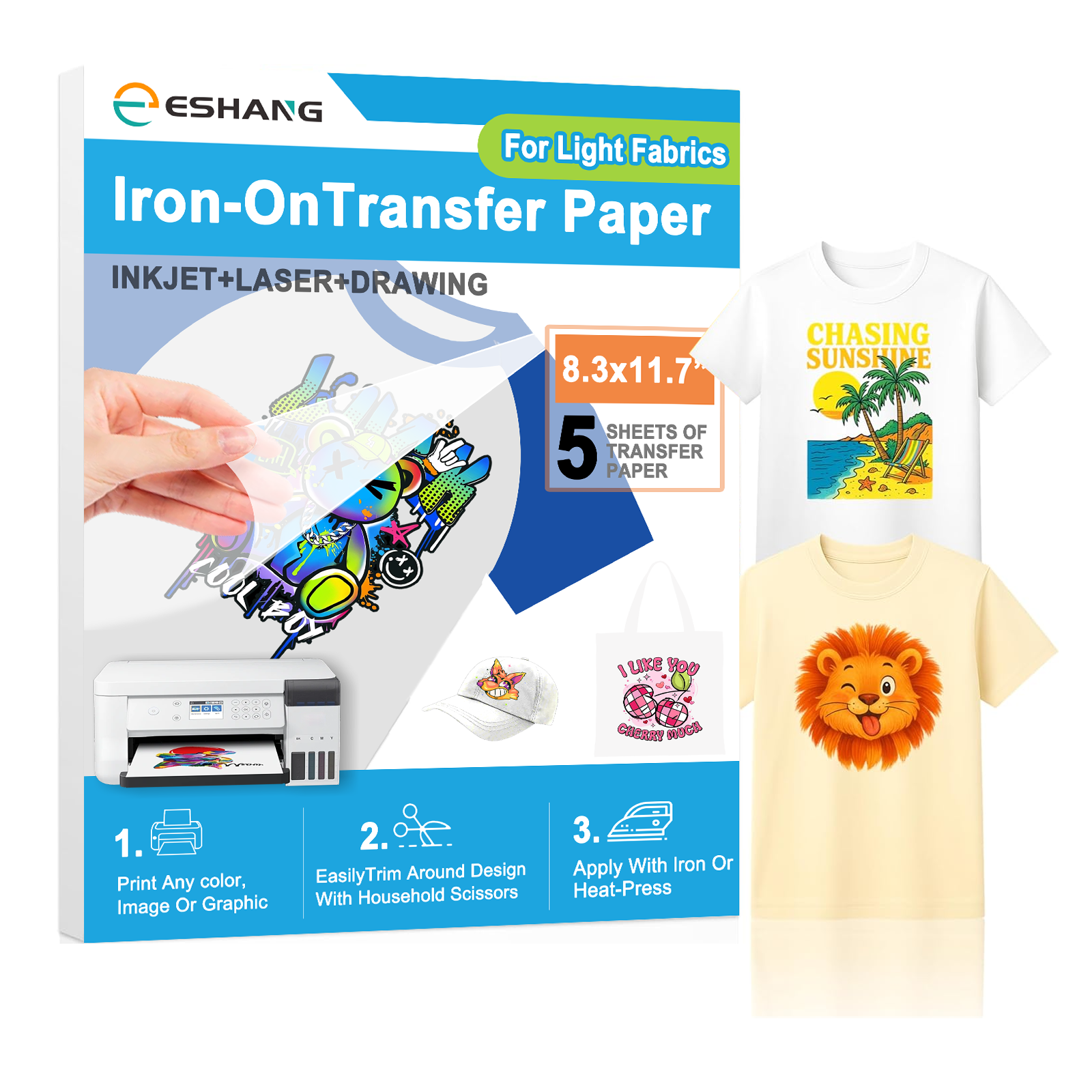 Fabric Softener Sheet - 5 sheets of A4 premium heat