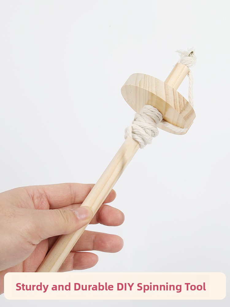 Sewing And Textile - Wooden Spinning Mallet DIY Yarn Comb