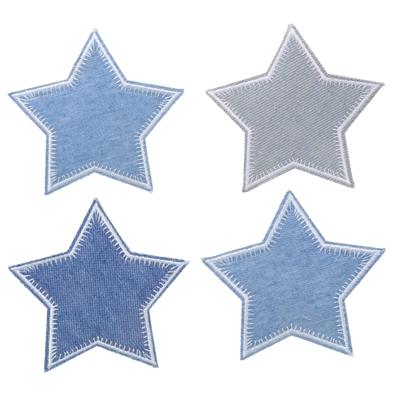 Sewing Repair - Cartoon Star Patches Sew on Bannner