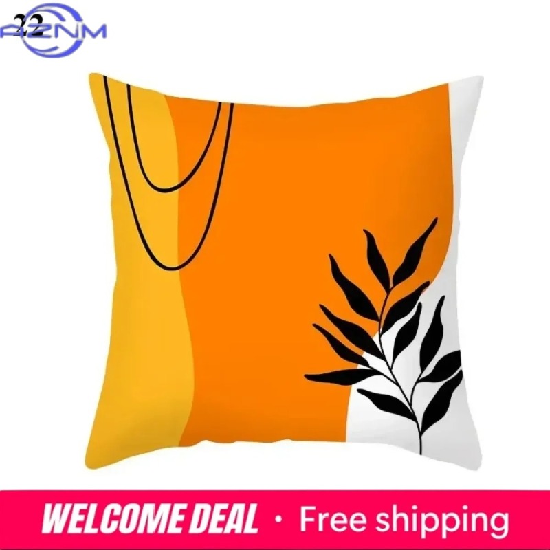 Boho Orange Abstract Cushion C - Century Textile & Sewing Supply Avenue C North Saskatoon Sk avaliação e preço