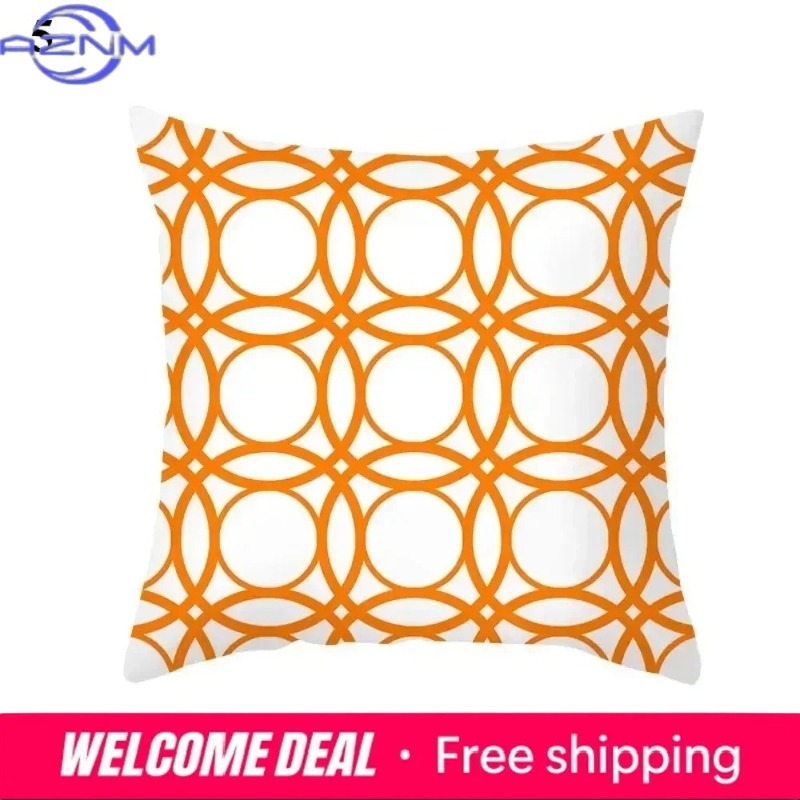 Boho Orange Abstract Cushion C - Century Textile & Sewing Supply Avenue C North Saskatoon Sk avaliação e preço
