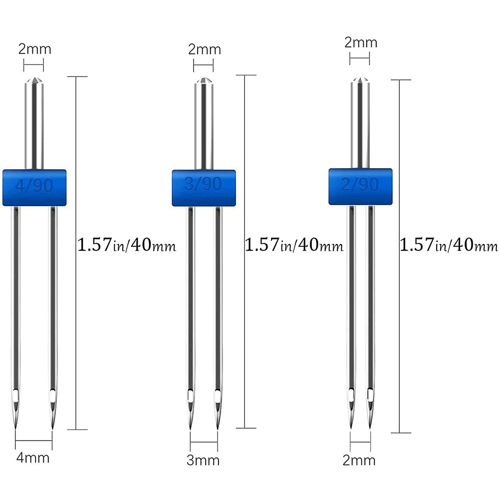 3PCS Sewing Double Twin Needle - Twin Needle Stretch avaliação e preço