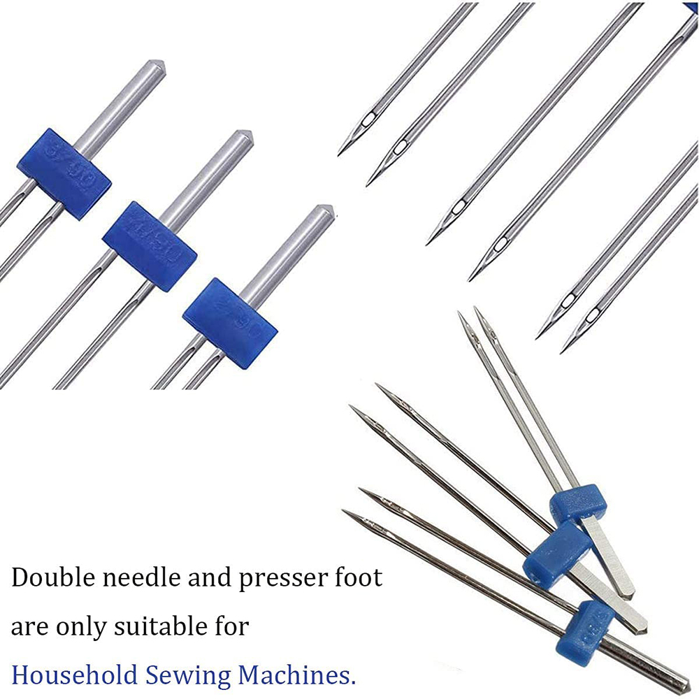 3PCS Sewing Double Twin Needle - Twin Needle Stretch avaliação e preço