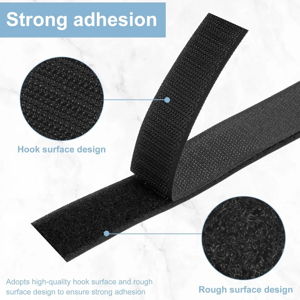 5 Meter Nylon Hook and Loop Ta - Velcro Sew On avaliação e preço