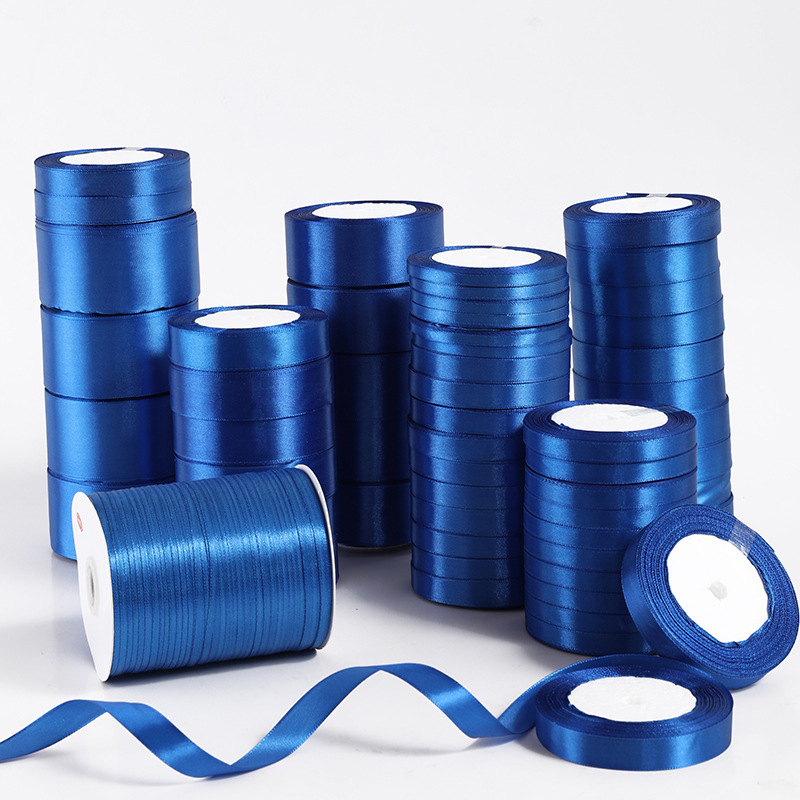 6mm~50mm Royal Blue Satin Ribb - Sewing Roll avaliação e preço