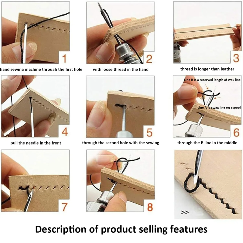 Professional Leather Sewing Aw - Sewing Technology avaliação e preço