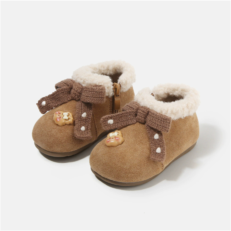Winter New Baby Shoes Leather  - Sewing Gt avaliação e preço