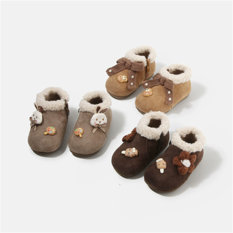 Winter New Baby Shoes Leather  - Sewing Gt avaliação e preço