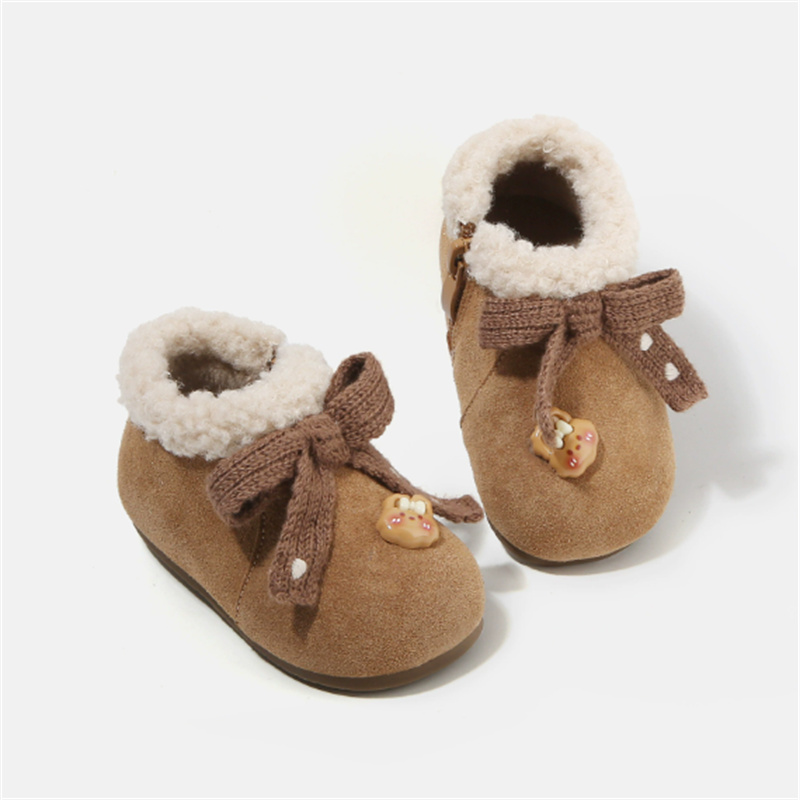 Winter New Baby Shoes Leather  - Sewing Gt avaliação e preço