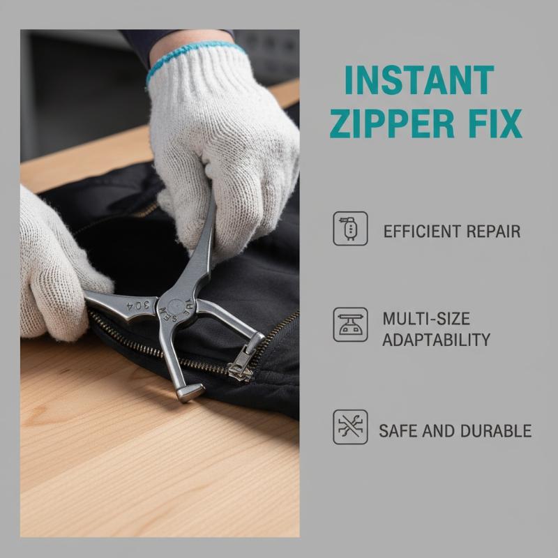 1PC Stainless Steel Zipper Pli - Sewing Repair avaliação e preço