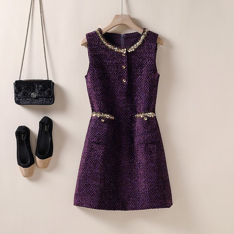 Beaded Sequined Tweed A-Charac - Sewing Tweed avaliação e preço