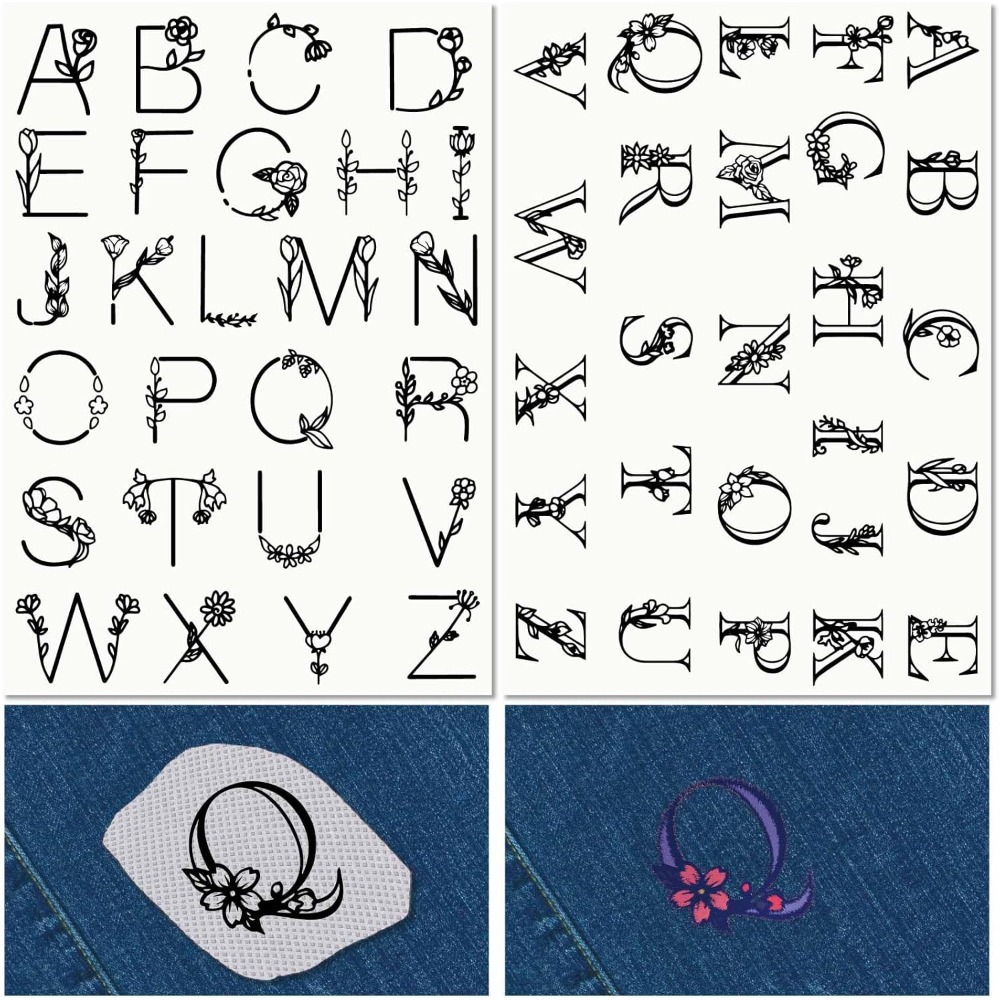 Letter A-Z Water Soluble Embro - Sewing Kit avaliação e preço