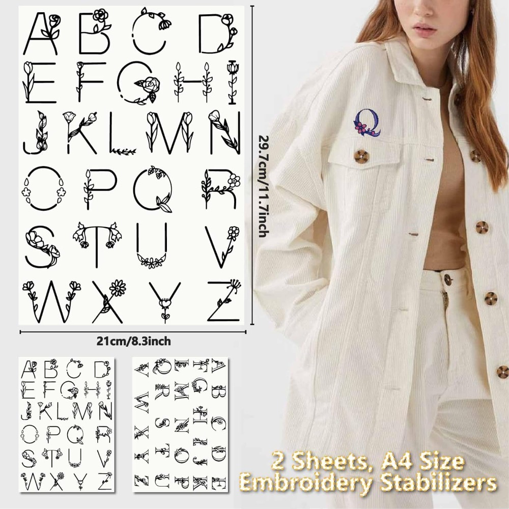 Letter A-Z Water Soluble Embro - Sewing Kit avaliação e preço