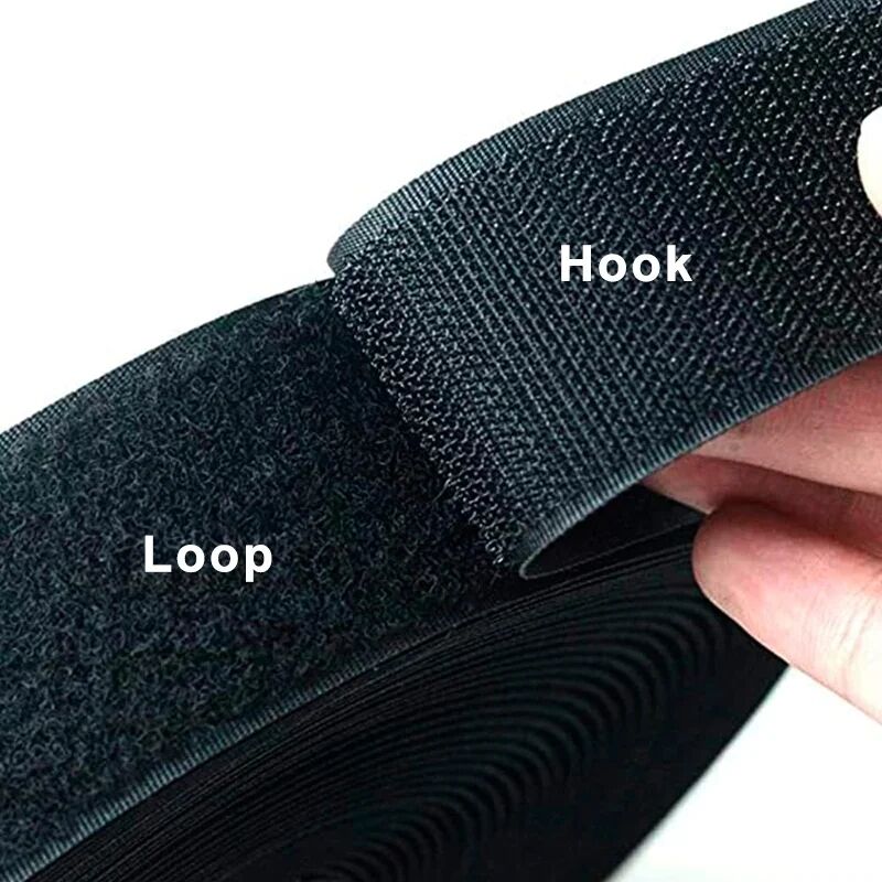 1-10M Hook and Loop Tape Nylon - Velcro Sew On avaliação e preço