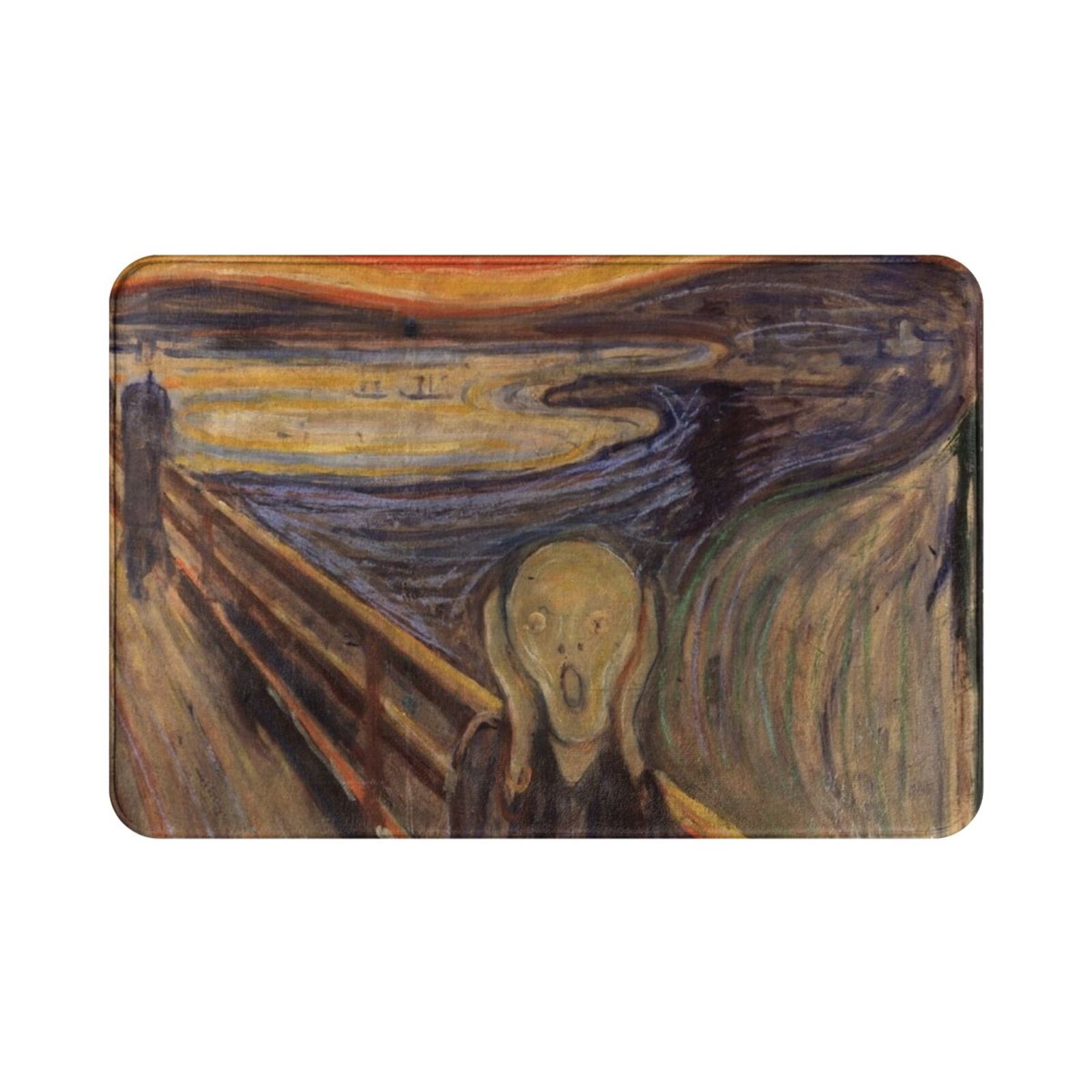 Munch's Scream Carpet Mat Rug  - Century Textile & Sewing Supply Avenue C North Saskatoon Sk avaliação e preço