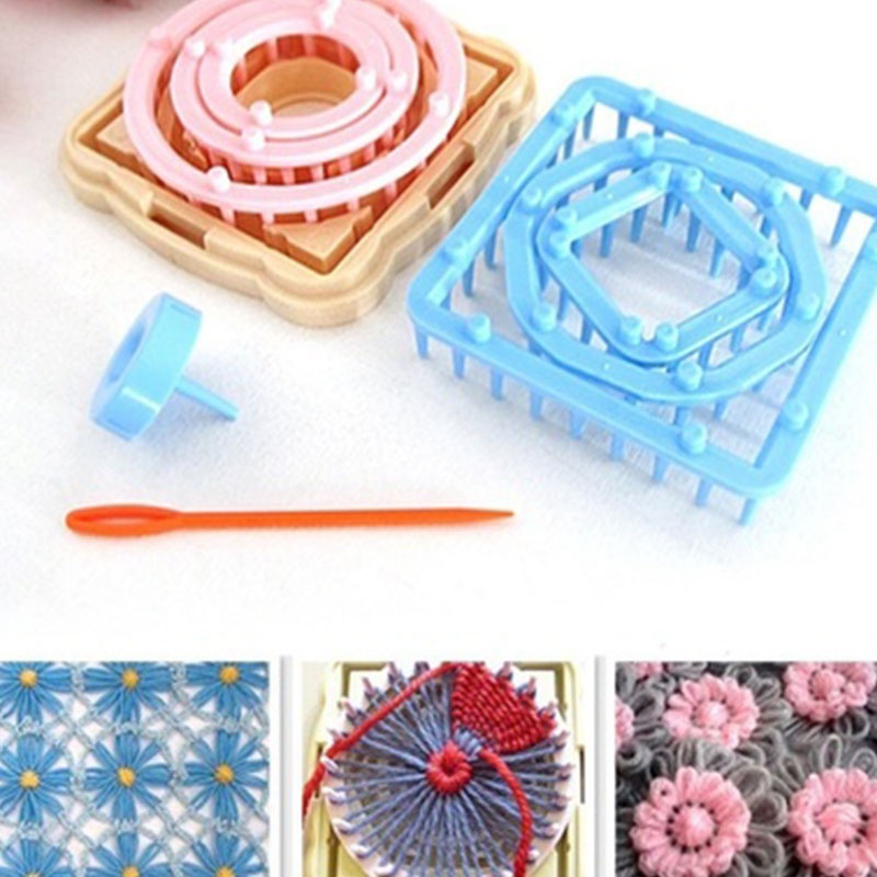 9Pcs/ Set DIY scarf sock knitt - Sewing Machine Yarn avaliação e preço