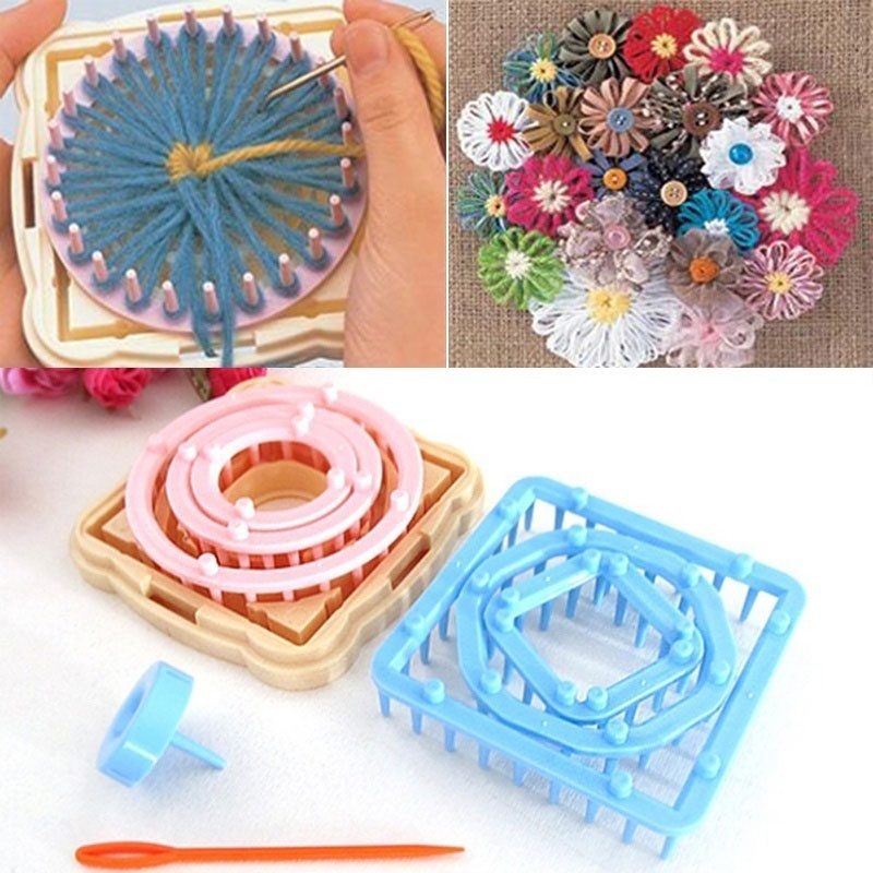 9Pcs/ Set DIY scarf sock knitt - Sewing Machine Yarn avaliação e preço