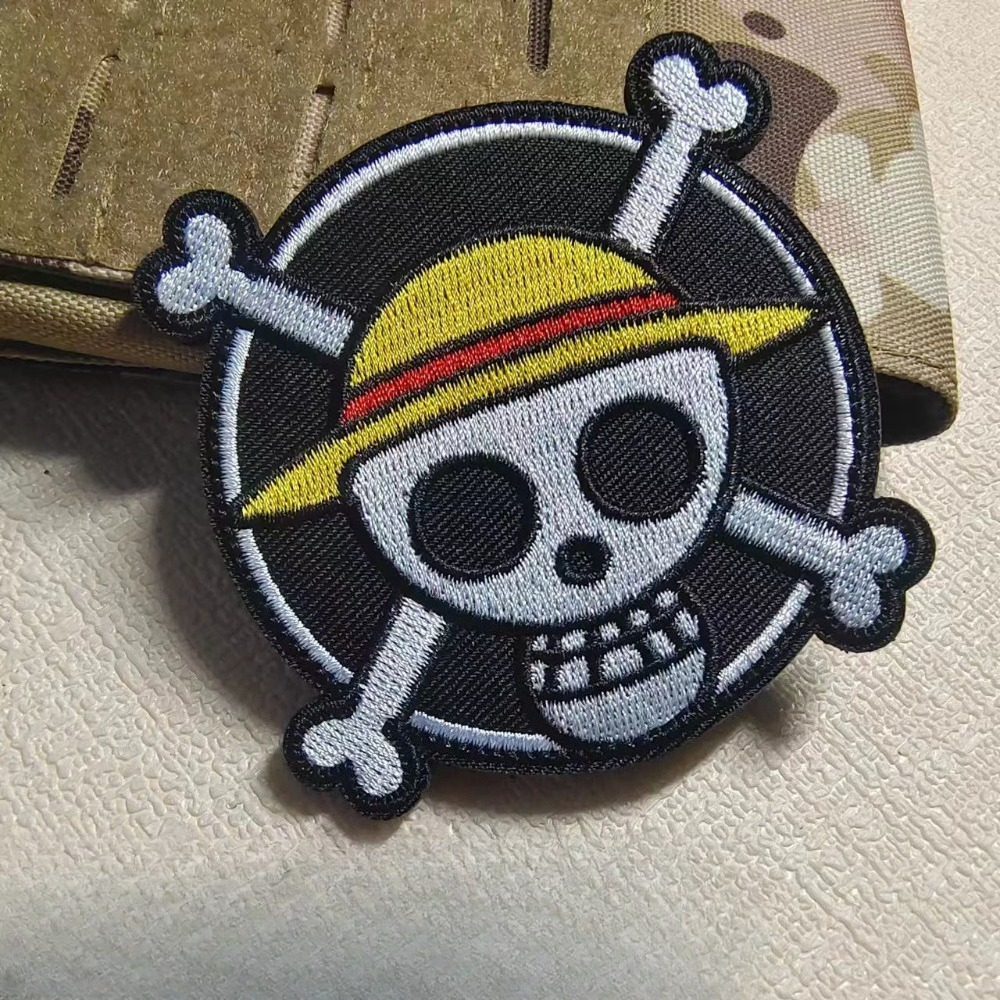 One Piece Cartoon sleeve patch - Velcro Sew On avaliação e preço