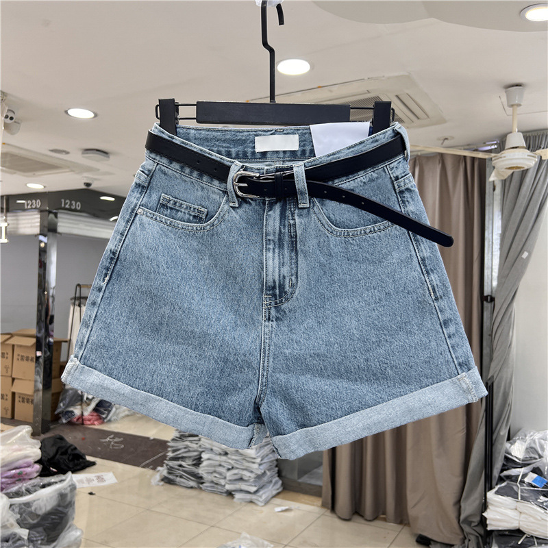 Women Summer Loose Fit High Wa - Sewing Hemming avaliação e preço