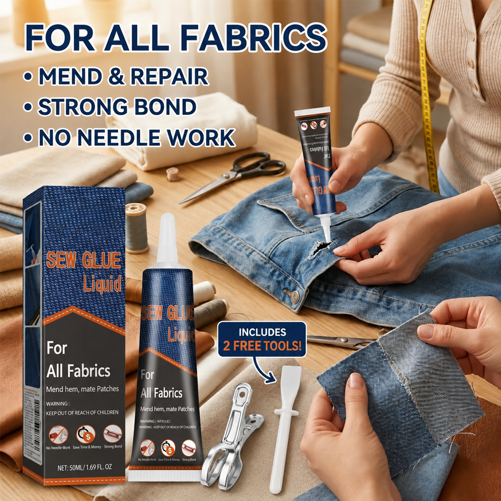 50ml Fabric Sewing Glue Fast D - Sewing Repair avaliação e preço