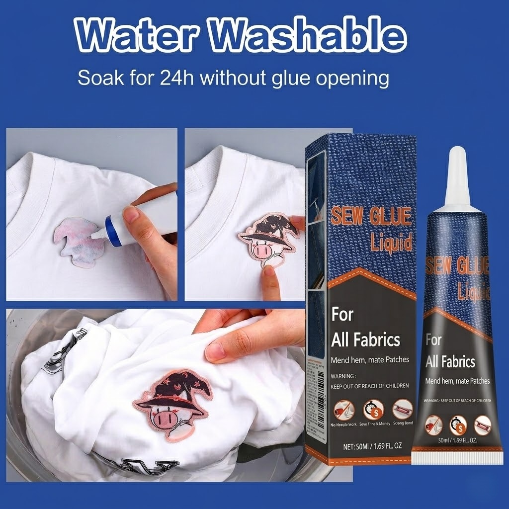 50ml Fabric Sewing Glue Fast D - Sewing Repair avaliação e preço