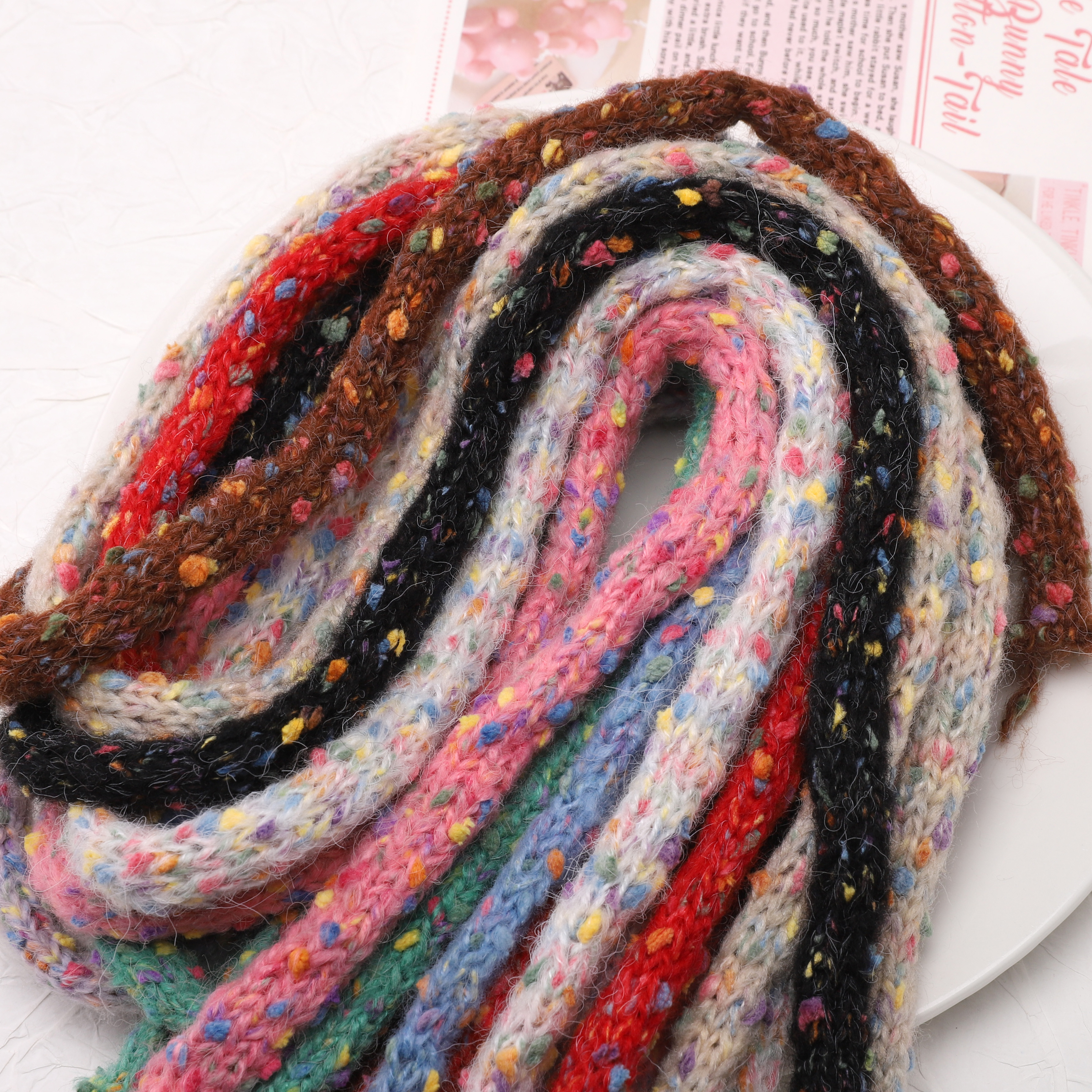 1Yard Soft Polyester Colorful  - Sewing Recycling avaliação e preço