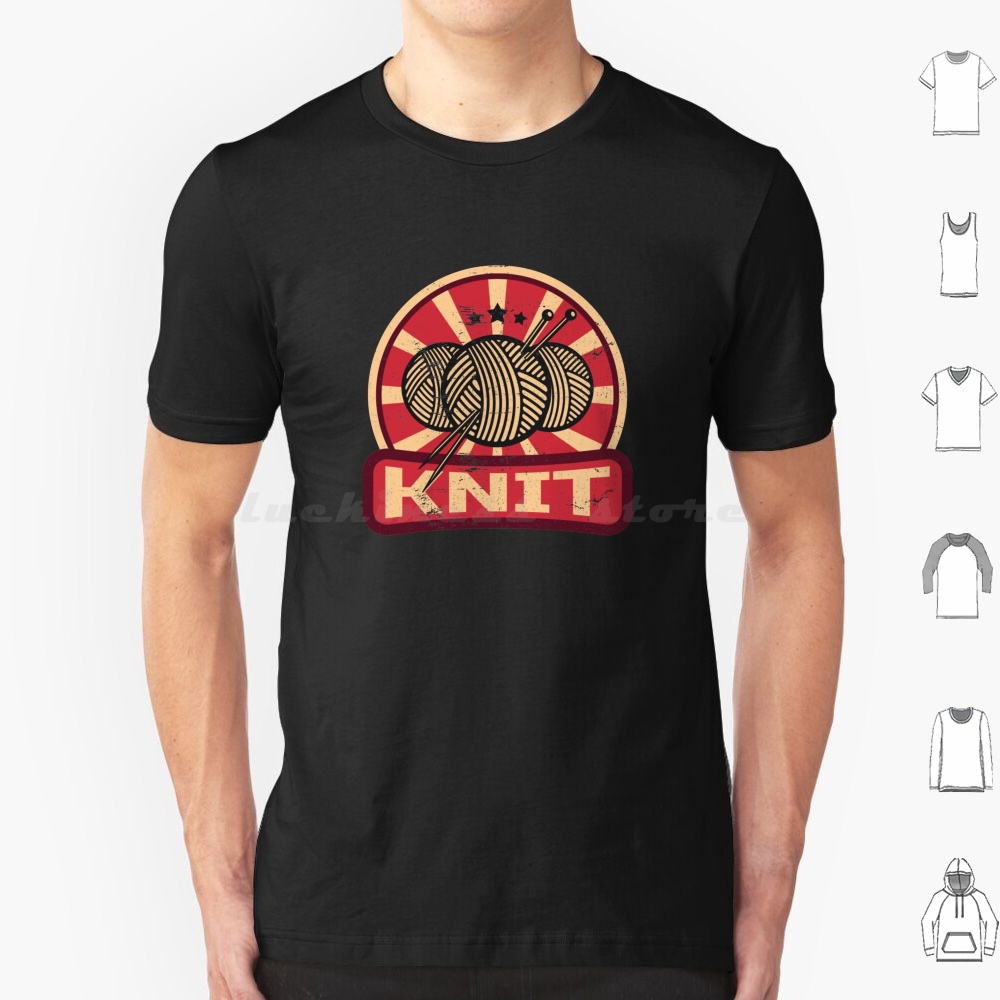 Knitting Propaganda T Shirt 6x - Sewing Machine Yarn avaliação e preço