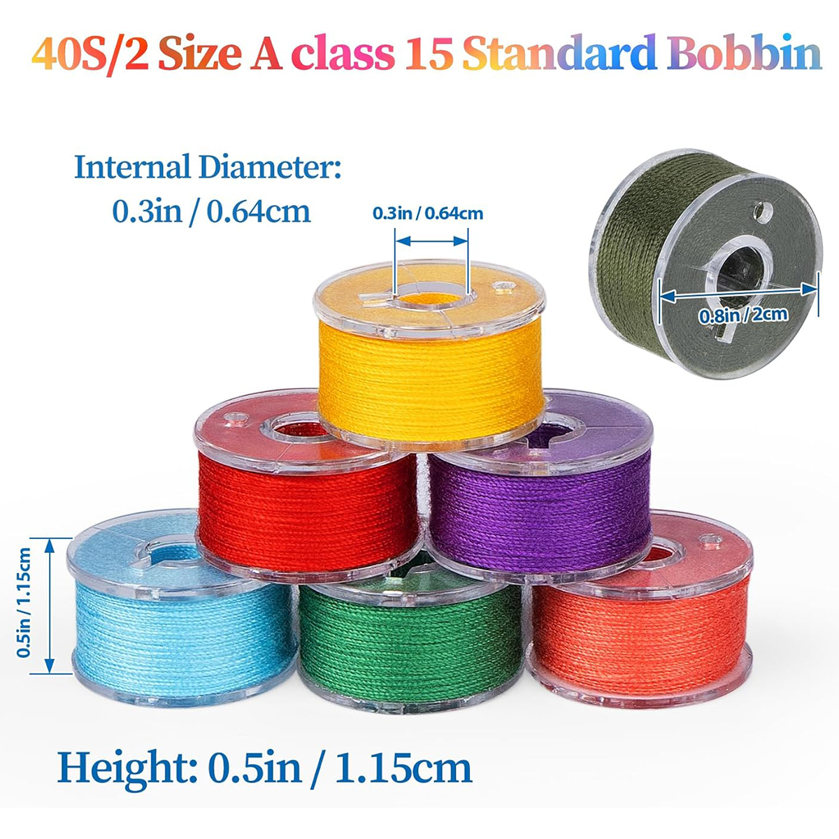 20Pcs Bobbins and Sewing Threa - Sewing Machine Yarn avaliação e preço