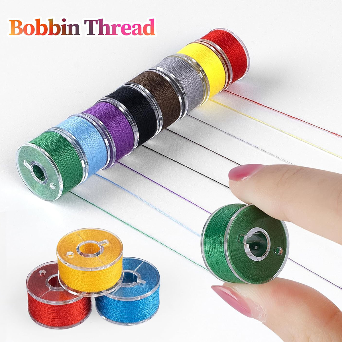 20Pcs Bobbins and Sewing Threa - Sewing Machine Yarn avaliação e preço