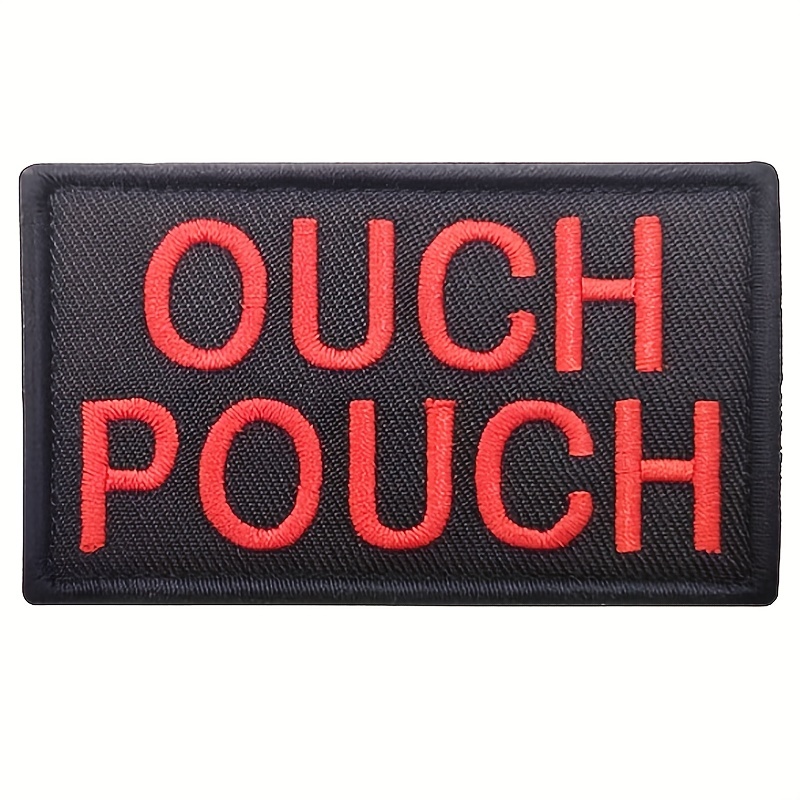 Ouch Pouch Embroidered Patch – - Velcro Sew On avaliação e preço