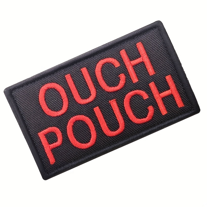 Ouch Pouch Embroidered Patch – - Velcro Sew On avaliação e preço