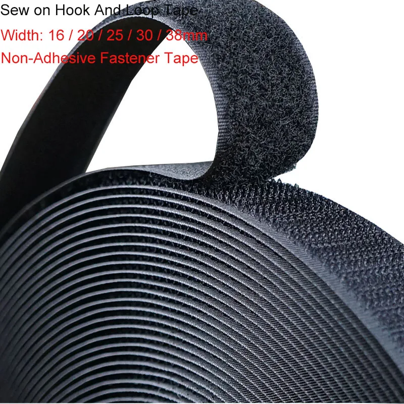 5Meter Sew on Hook And Loop Ta - Velcro Sew On avaliação e preço