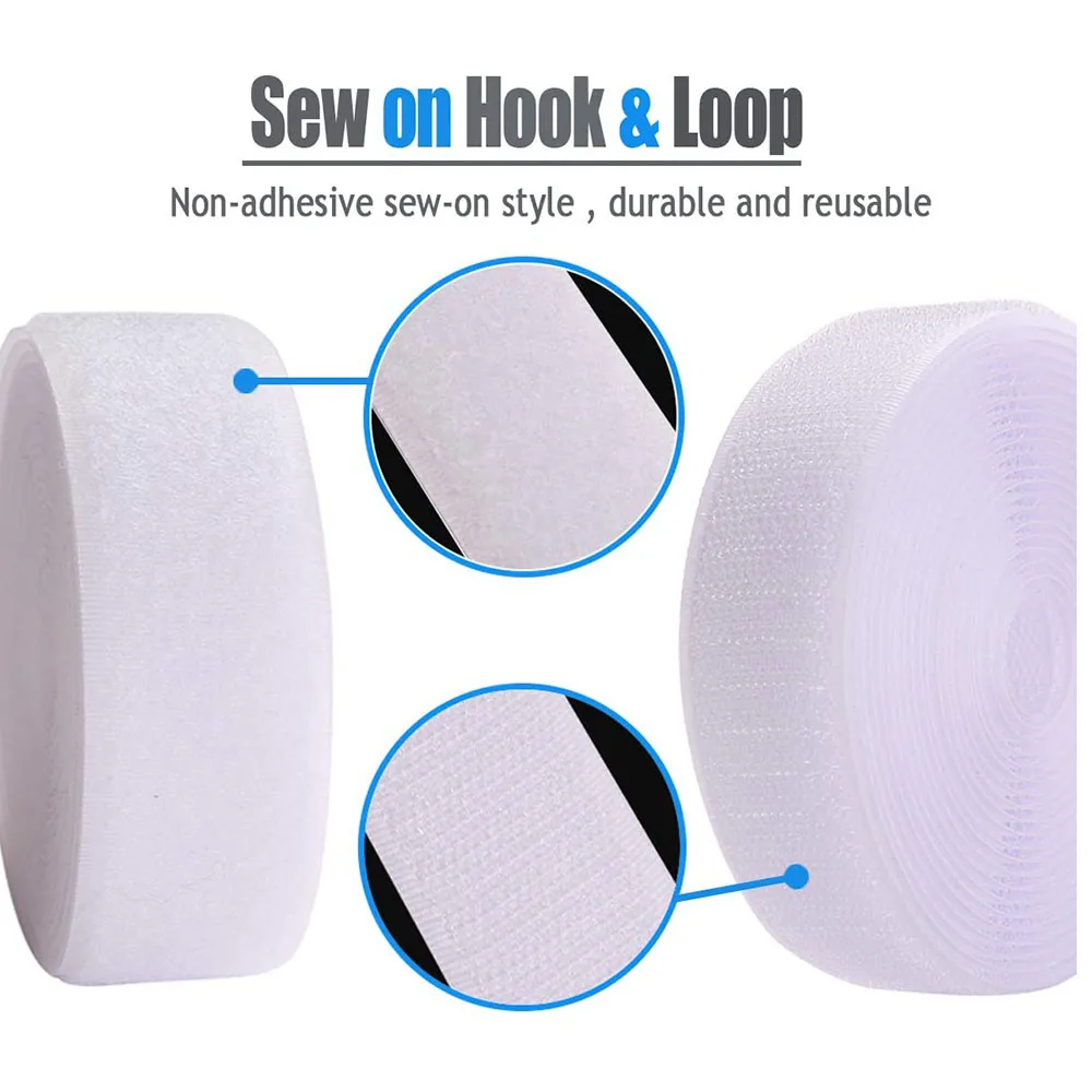 5Meter Sew on Hook And Loop Ta - Velcro Sew On avaliação e preço