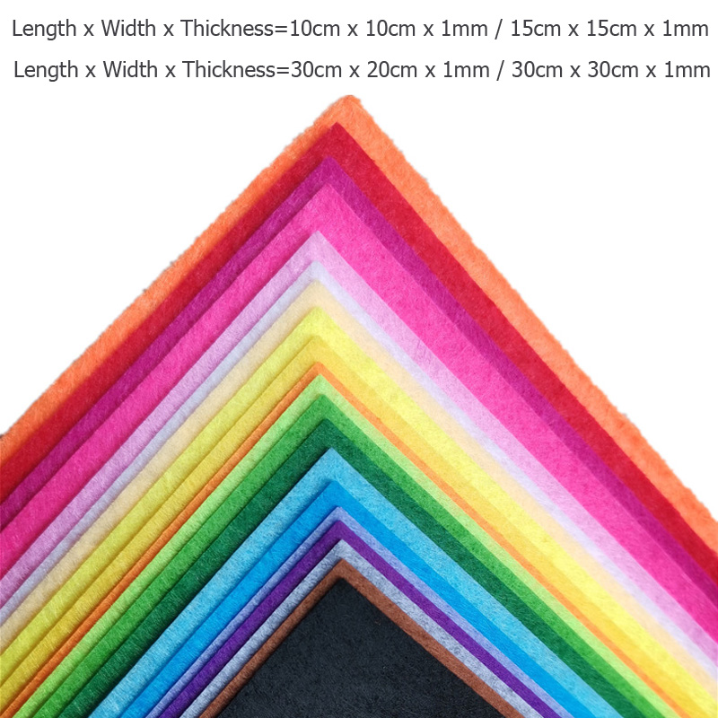 40Pcs Soft Felt Fabric Sheet A - Fabric Softener Sheet avaliação e preço
