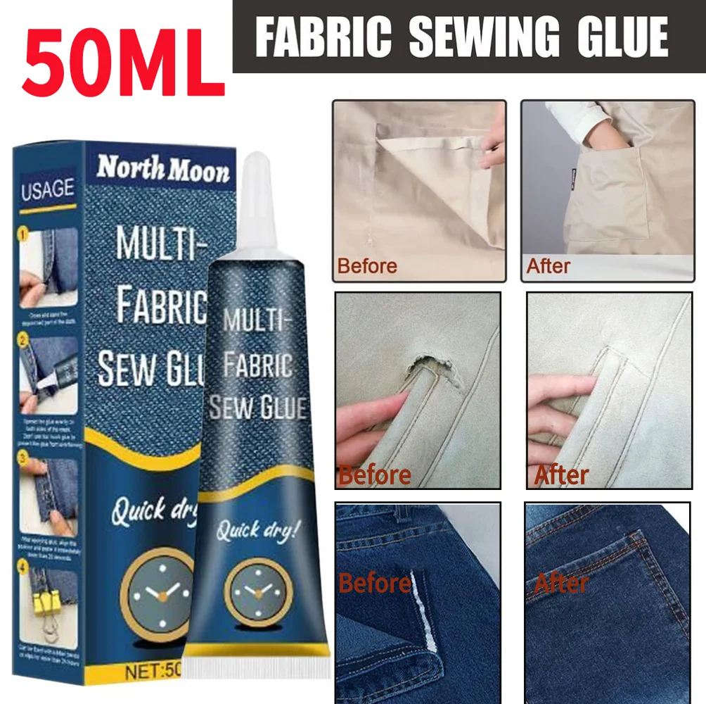 50ml Fabric Glue Quick Dry Fab - Sewing Technology avaliação e preço