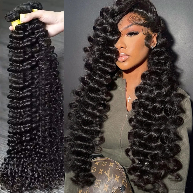 Real Human Hair Bundles Brazil - Sewing Technology avaliação e preço