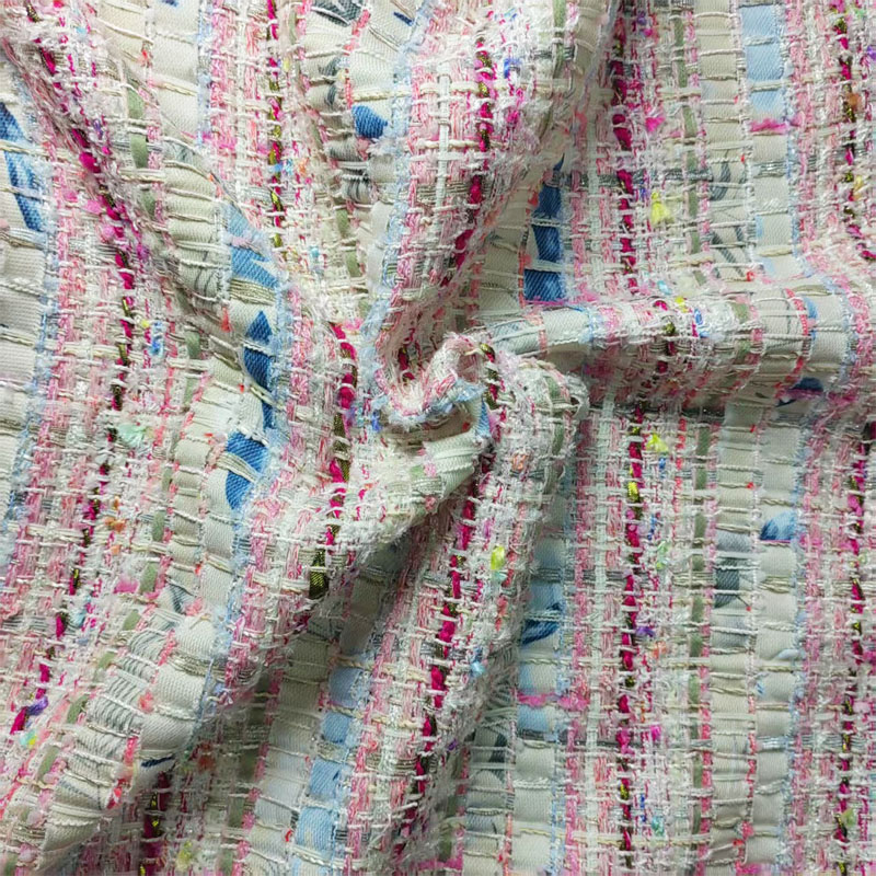 Pink and White Woven Ribbon Ya - Sewing Tweed avaliação e preço