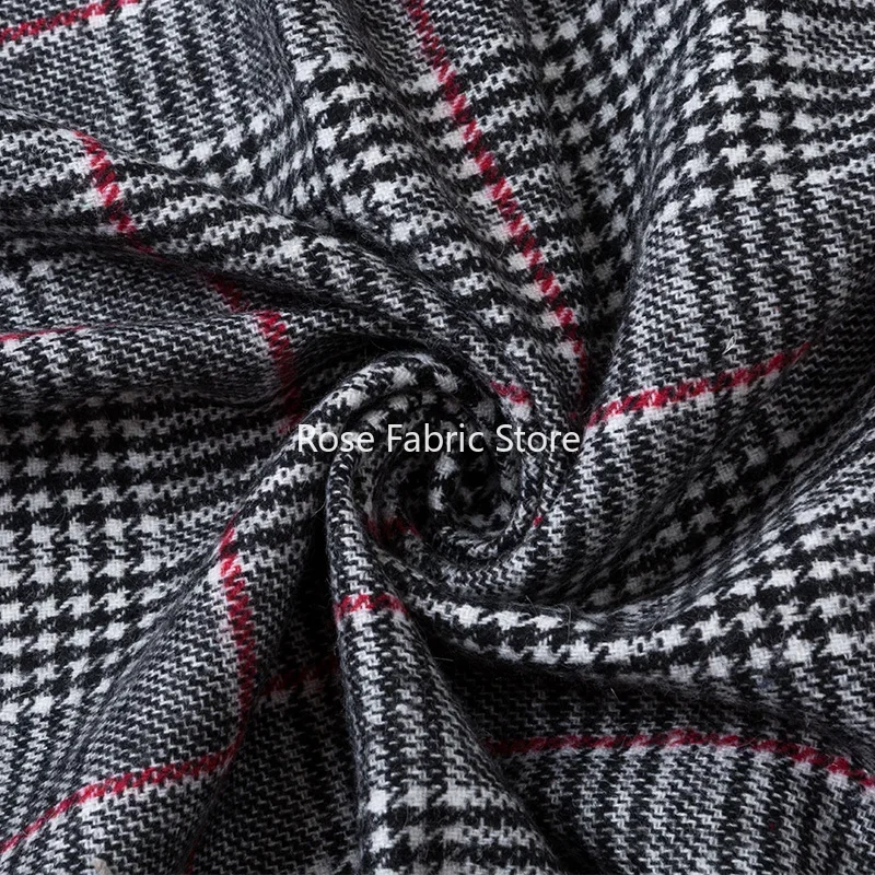 1 Meter Classic Woolen Houndst - Sewing Tweed avaliação e preço