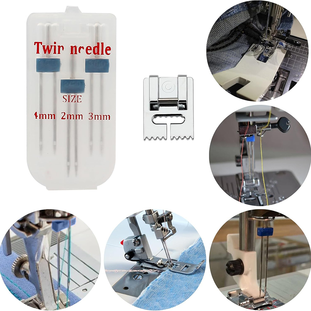 6PCS Twin Needle Double Needle - Twin Needle Stretch avaliação e preço