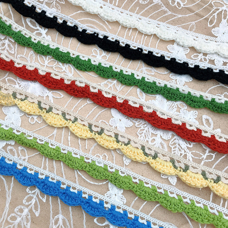3yard Colorful Cotton Lace Gar - Sewing Technology avaliação e preço