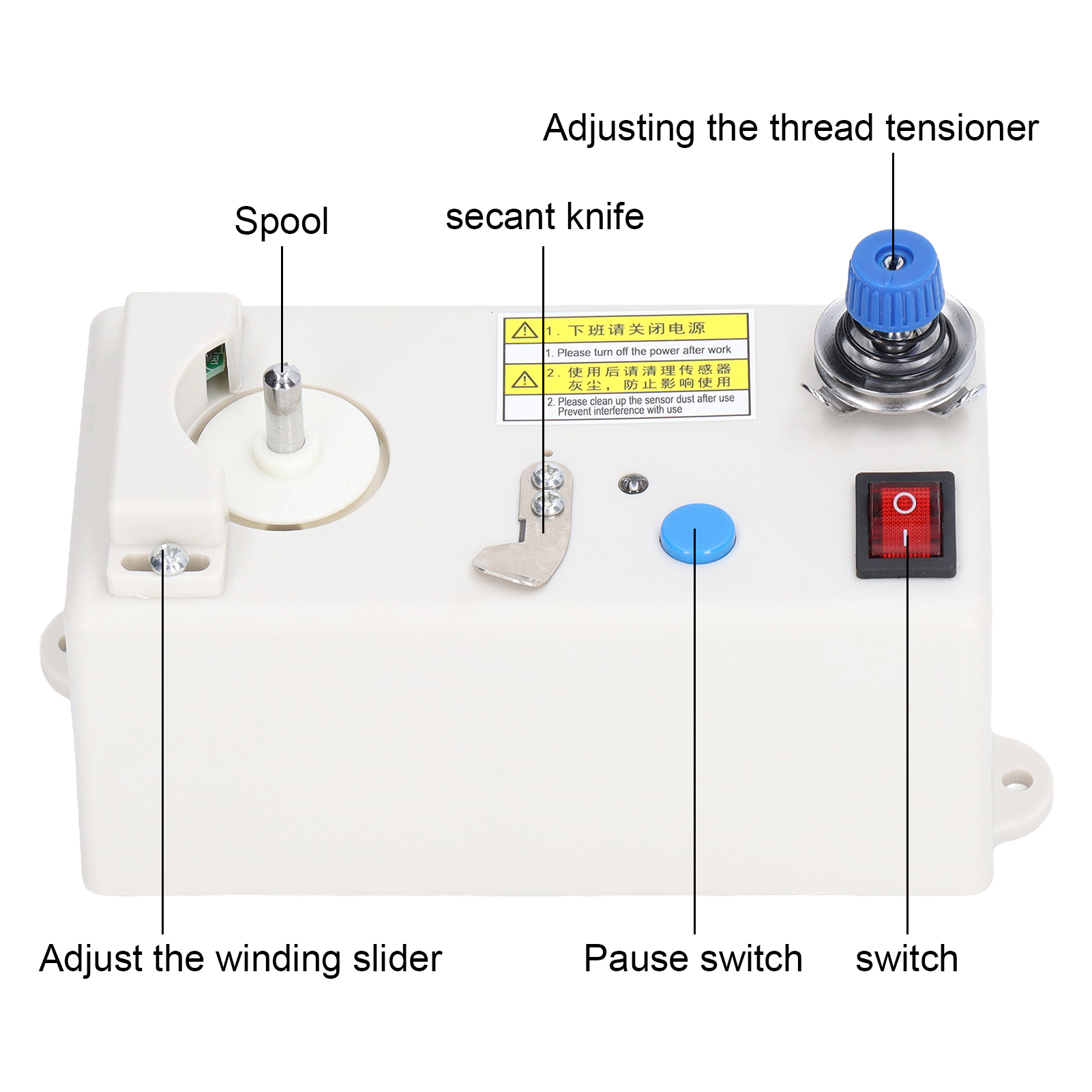 Bobbin Winder Intelligent Auto - Sewing Machine Yarn avaliação e preço