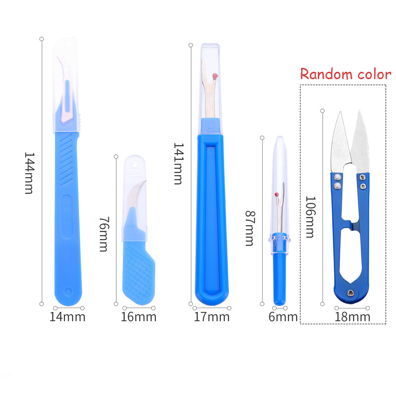 2026 new 5Pcs Blue Sewing Ripp - Sewing Kit avaliação e preço
