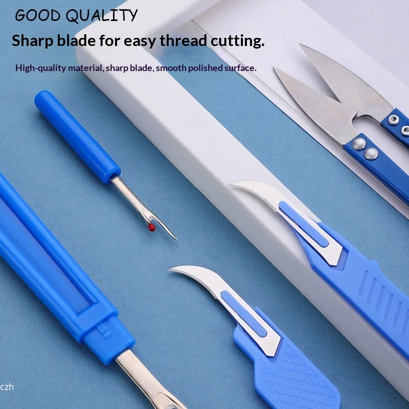 2026 new 5Pcs Blue Sewing Ripp - Sewing Kit avaliação e preço
