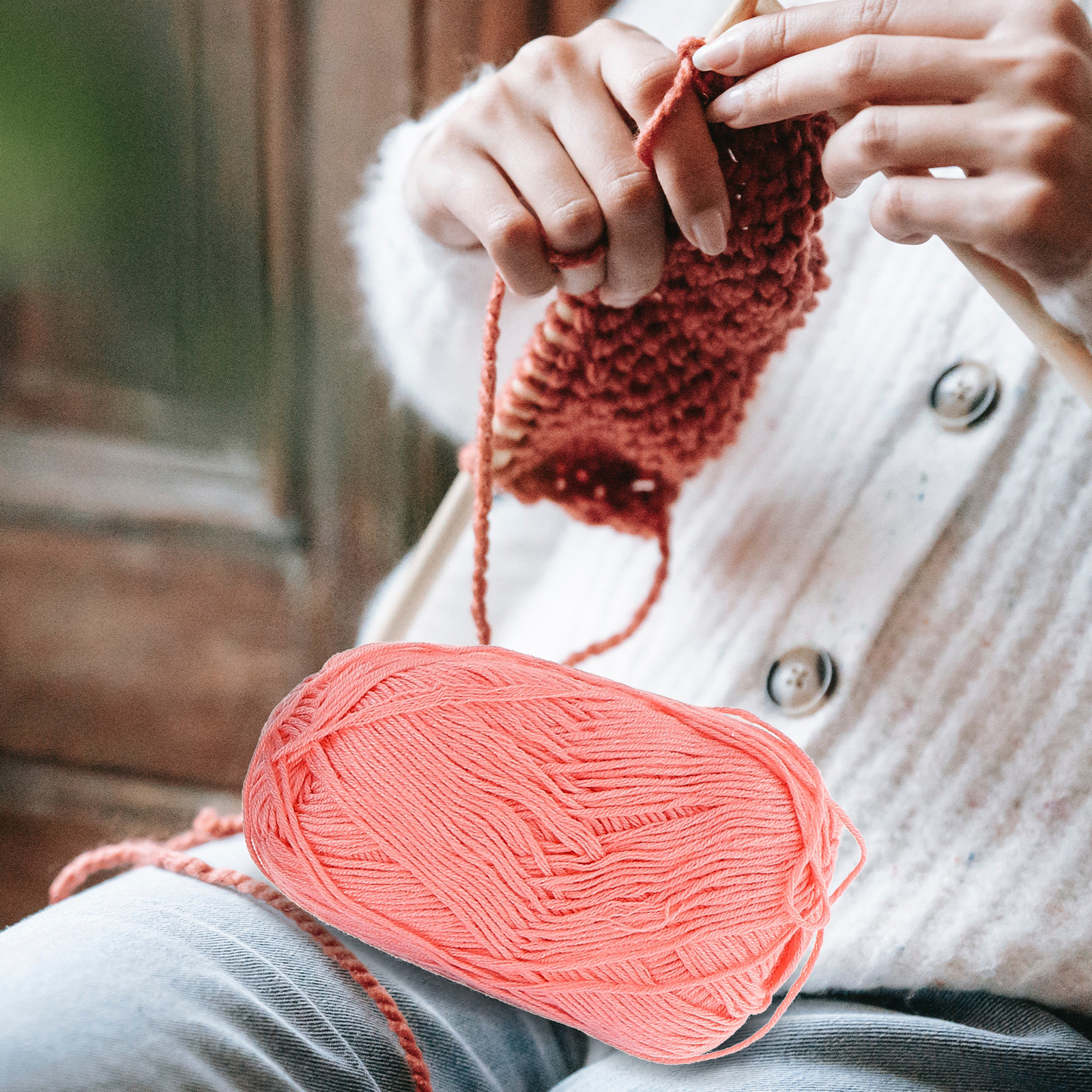 6 Rolls Crochet Yarn Lace Cott - Sewing Roll avaliação e preço