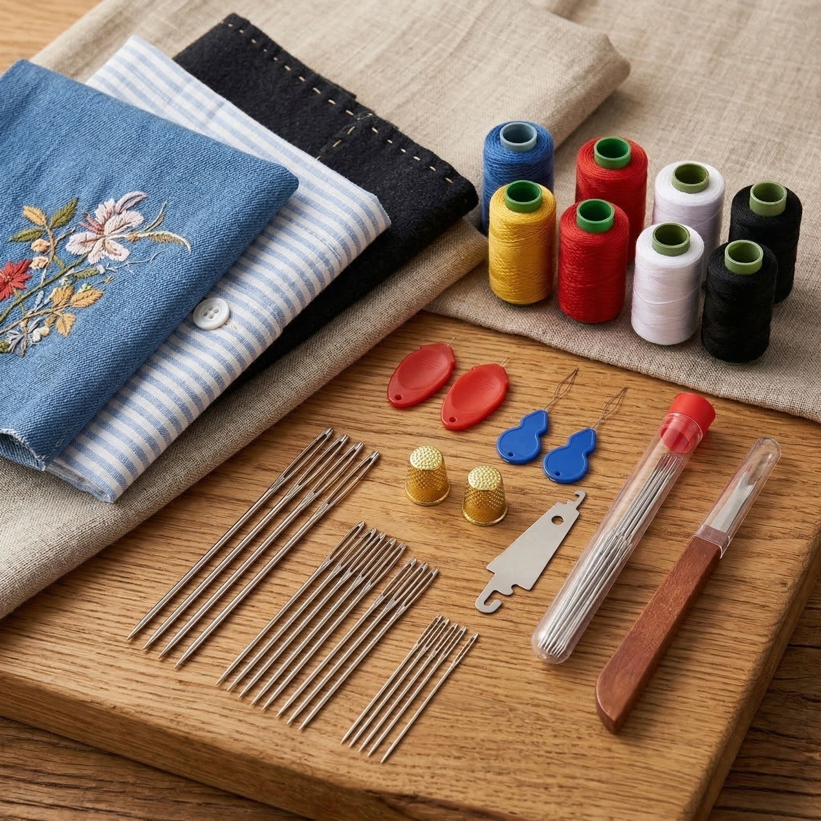 43pcs Big Eye Sewing Needle Ki - Sewing Kit avaliação e preço