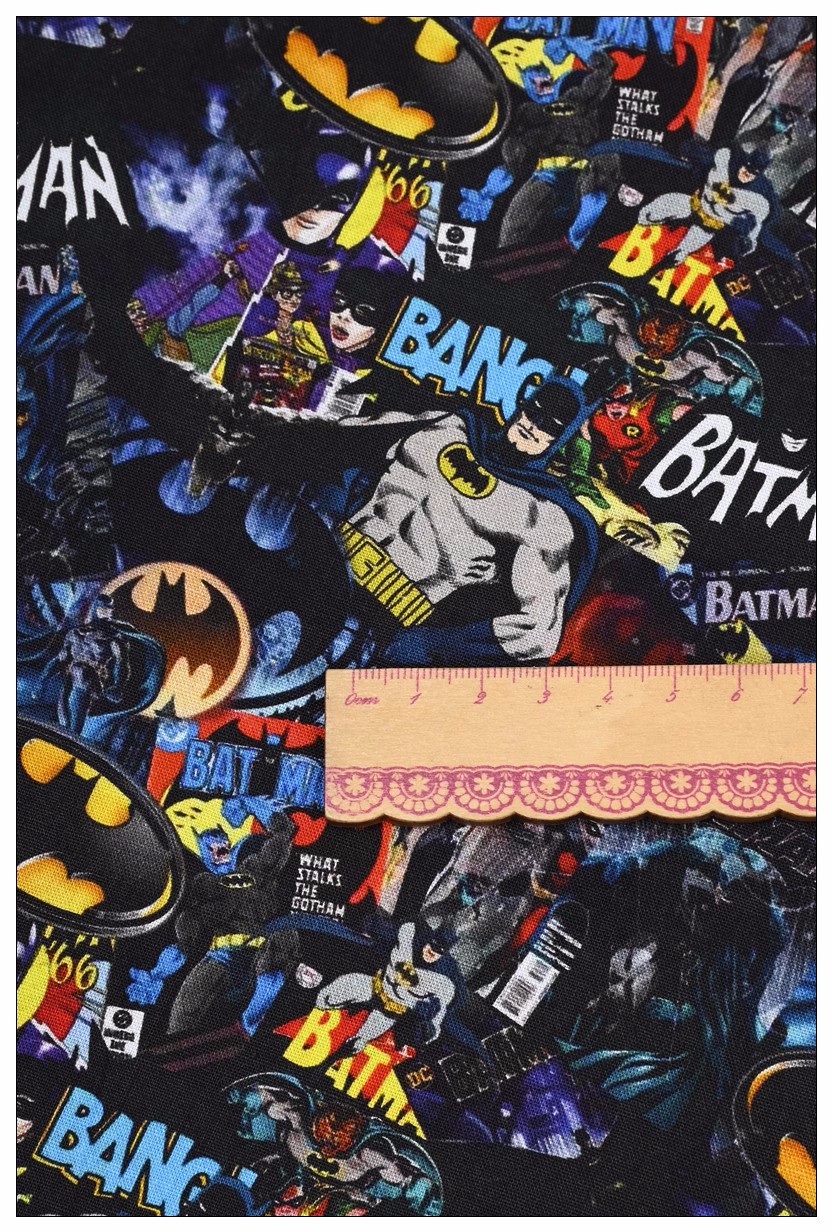 Batman Bandai Anime Design 100 - Sewing And Textile avaliação e preço