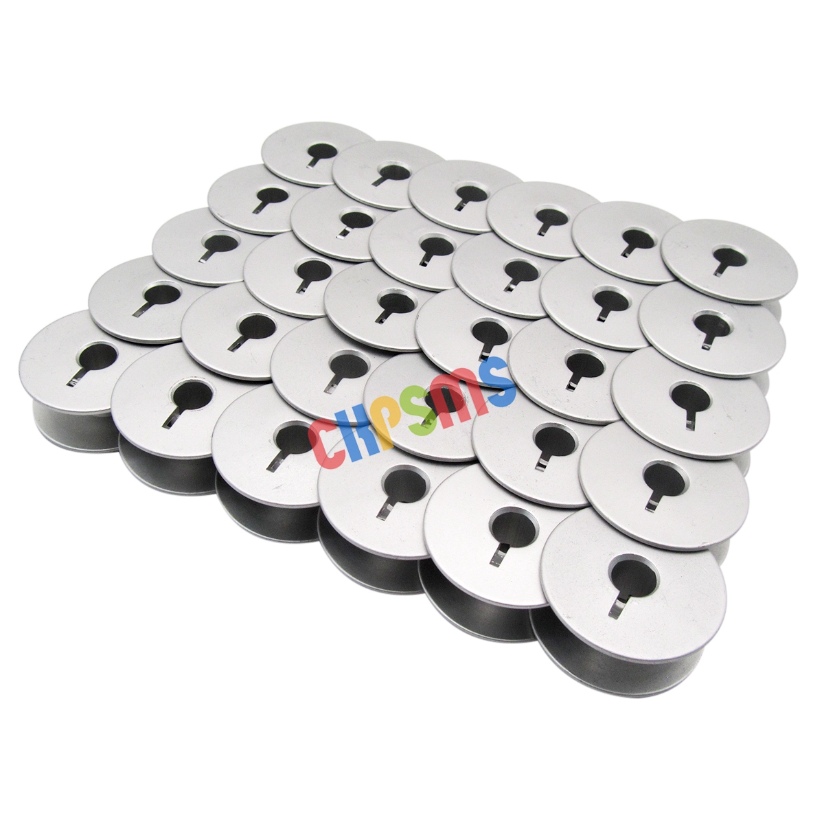#18034AS Aluminum Large Bobbin - Sewing Machine Yarn avaliação e preço